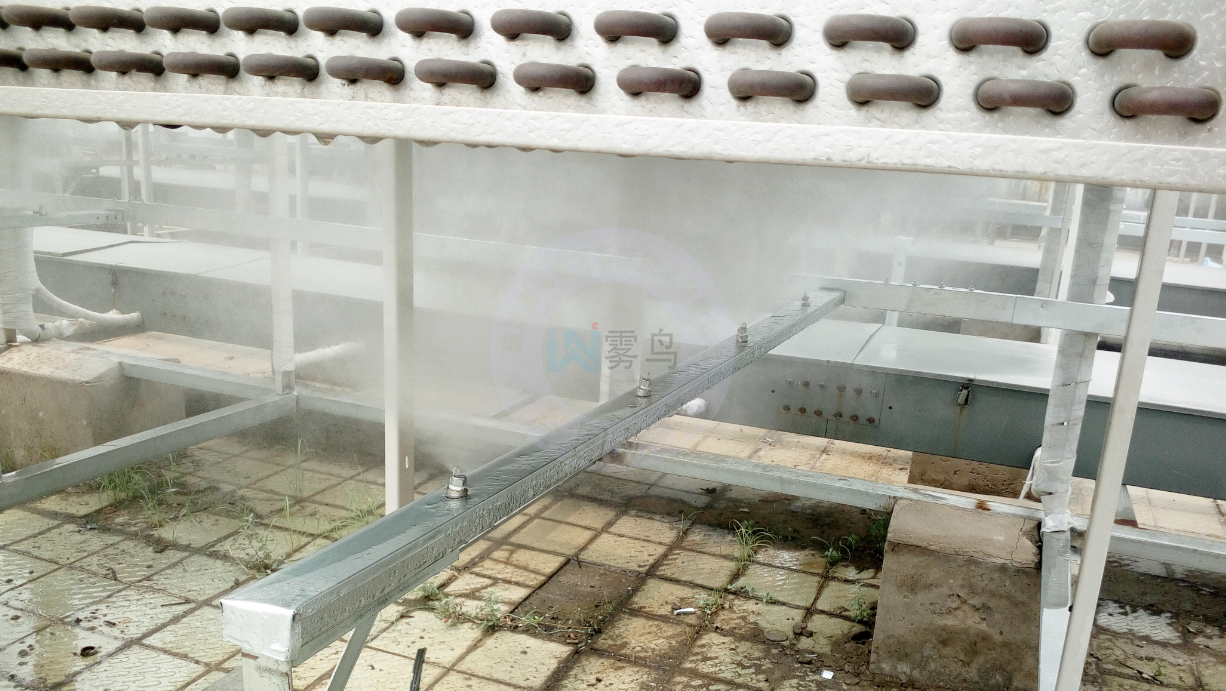 中國移動公司機房空調外機噴霧降溫解決方案