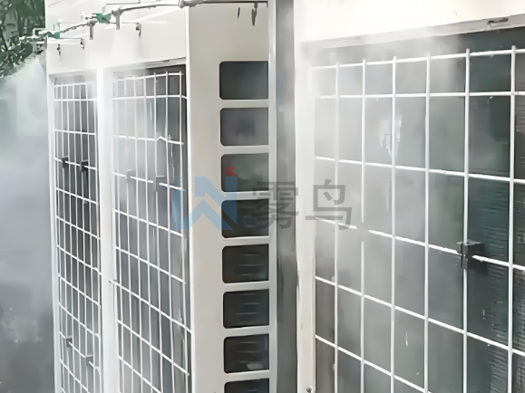 山西機(jī)房噴霧降溫節(jié)能案例分析，通信機(jī)房數(shù)據(jù)中心風(fēng)冷式空調(diào)室外機(jī)噴霧降溫系統(tǒng)